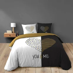 Parure de lit 240 x 220 cm coton imprimé Miu>Douceur D'Intérieur Outlet