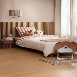 Parure de lit bouclette Scott 140x200cm multicolore - Atmosphera>Atmosphera Créateur D'Intérieur Clearance