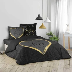 Parure de lit Collection Live Love Lauch>Douceur D'Intérieur Clearance