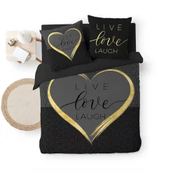 Douceur D'Intérieur Parure de lit Collection Live Love Lauch* Parure De Lit