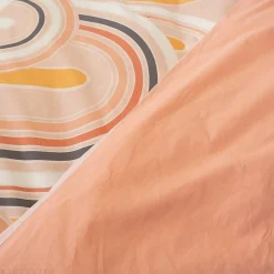 Parure de lit collection LOVE 240x220 cm pur coton rose 3 pièces><noscript><img width=