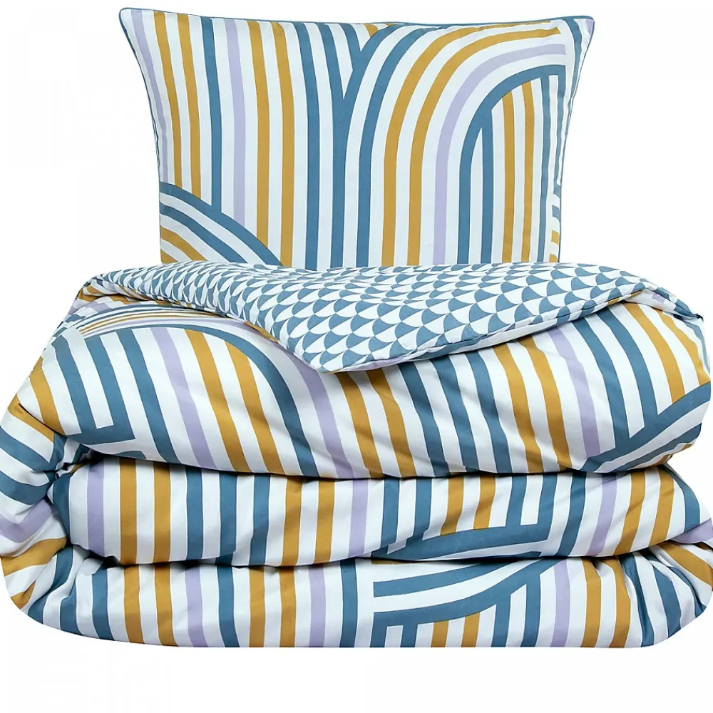 Future Home Parure de lit double arche en microfibre lavée 260x240cm* Parure De Lit