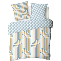 Future Home Parure de lit double arche en microfibre lavée 260x240cm* Parure De Lit
