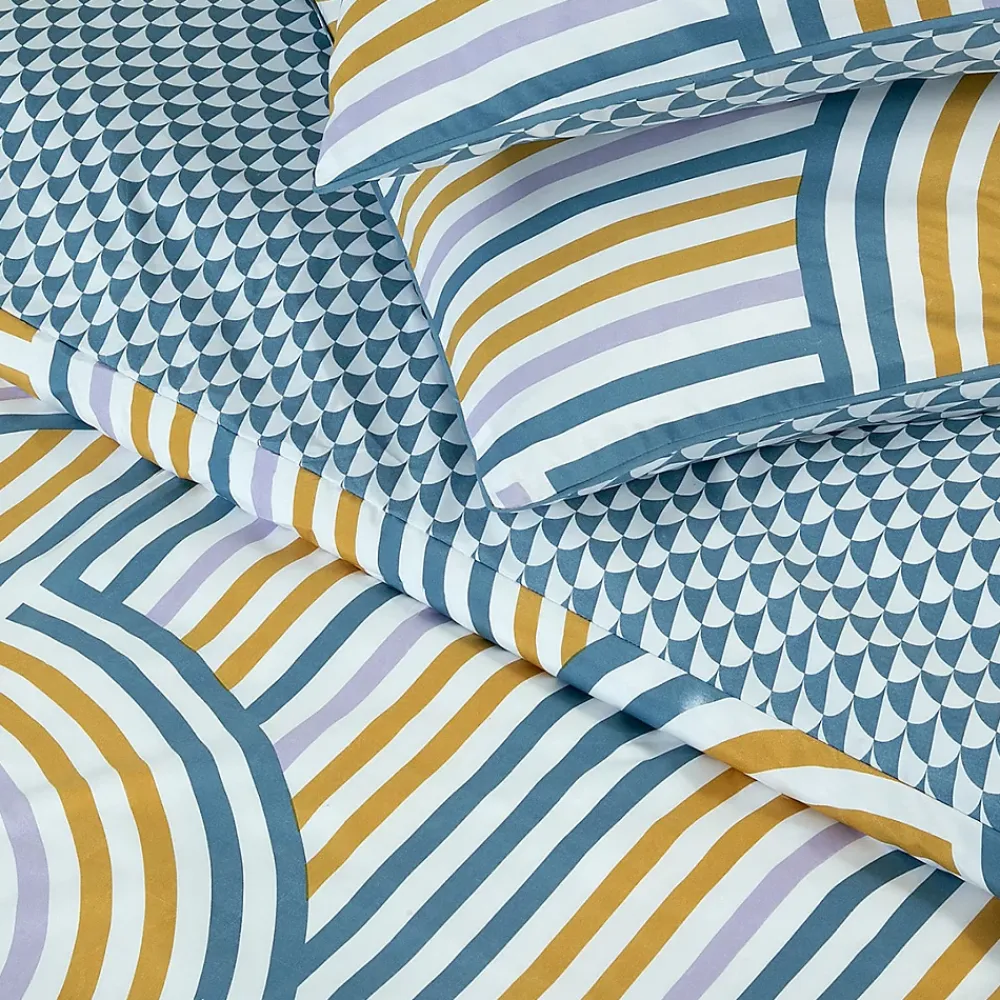Future Home Parure de lit double arche en microfibre lavée 260x240cm* Parure De Lit
