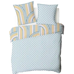 Future Home Parure de lit double arche en microfibre lavée 260x240cm* Parure De Lit