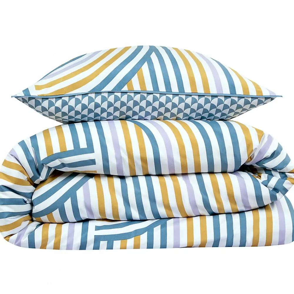 Future Home Parure de lit double arche en microfibre lavée 260x240cm* Parure De Lit