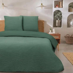 Future Home Parure de lit double en gaze de coton 260x240cm* Parure De Lit