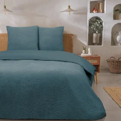 Parure de lit double en gaze de coton 260x240cm>Future Home Outlet