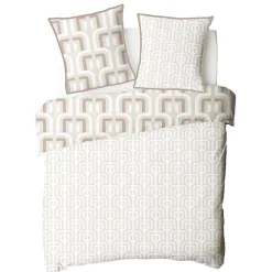 Future Home Parure de lit double rétro en microfibre lavée 240x220cm* Parure De Lit