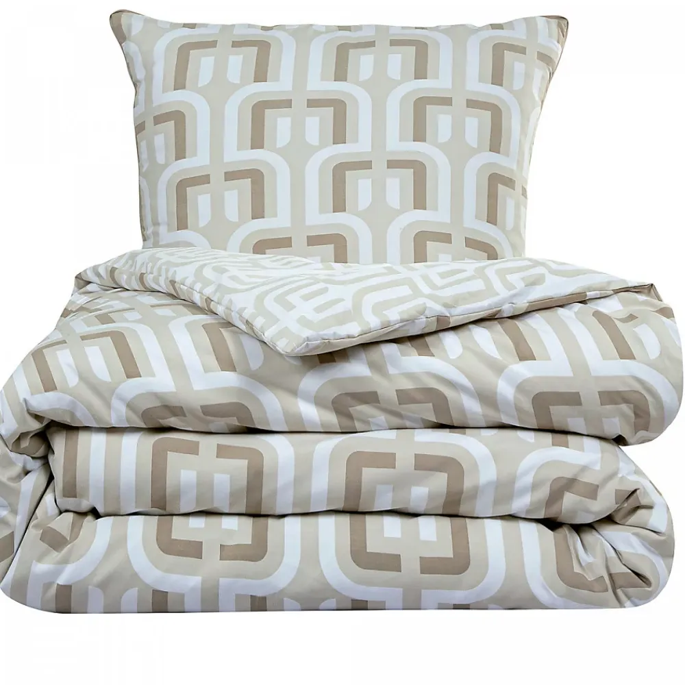 Future Home Parure de lit double rétro en microfibre lavée 240x220cm* Parure De Lit