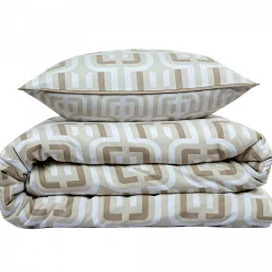 Parure de lit double rétro en microfibre lavée 260x240cm><noscript><img width=
