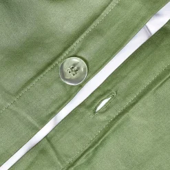 Parure de lit en coton égyptien bio 400 fils vert mousse, 135x200cm -><noscript><img width=