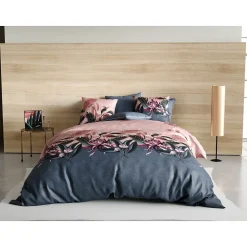 Parure de lit en double gaze de coton Floria><noscript><img data-lazyloaded=