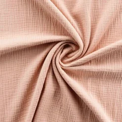Parure de lit en gaze de coton (260x240 cm - Rose Clair)>Douceur D'Intérieur Outlet