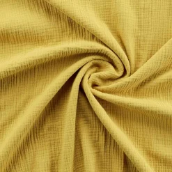 Douceur D'Intérieur Parure de lit en gaze de coton (260x240 cm - Jaune)* Parure De Lit
