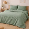Parure de lit en Gaze de Coton 240x260cm 260x240cm Sauge>Promolinge Best
