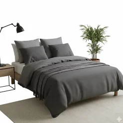 Eden Parure de lit en gaze de coton Zig Zag* Parure De Lit