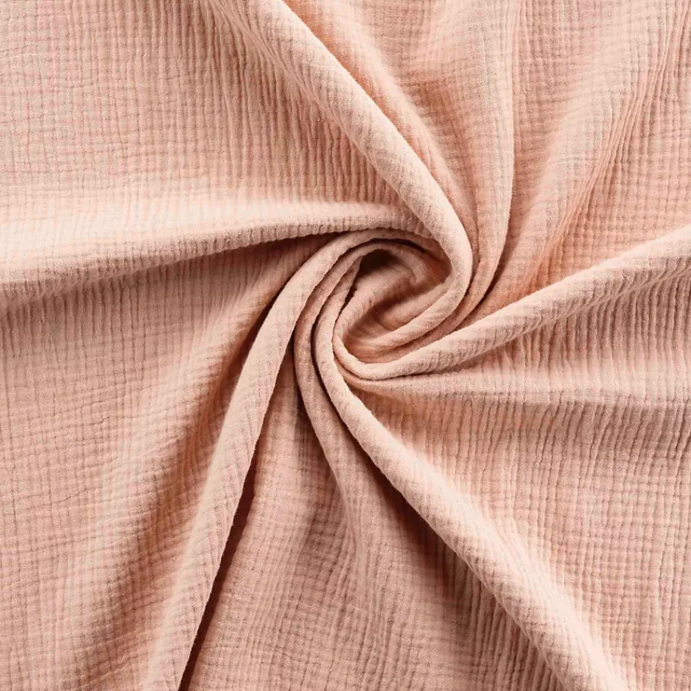 Douceur D'Intérieur Parure de lit en gaze de coton (240x220 cm - Rose Clair)* Parure De Lit