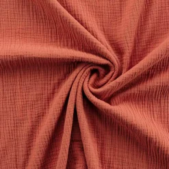 Douceur D'Intérieur Parure de lit en gaze de coton (260x240 cm - Terracotta)* Parure De Lit