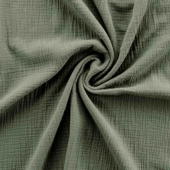 Parure de lit en gaze de coton (260x240 cm - Kaki)><noscript><img width=