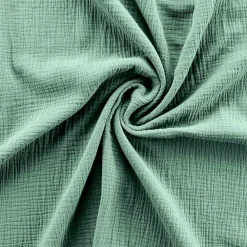 Parure de lit en gaze de coton (260x240 cm - Sauge)><noscript><img width=