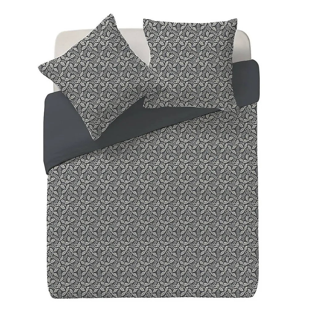 Parure de lit en gaze de coton 240x220cm gris - Atmosphera>Atmosphera Créateur D'Intérieur Hot