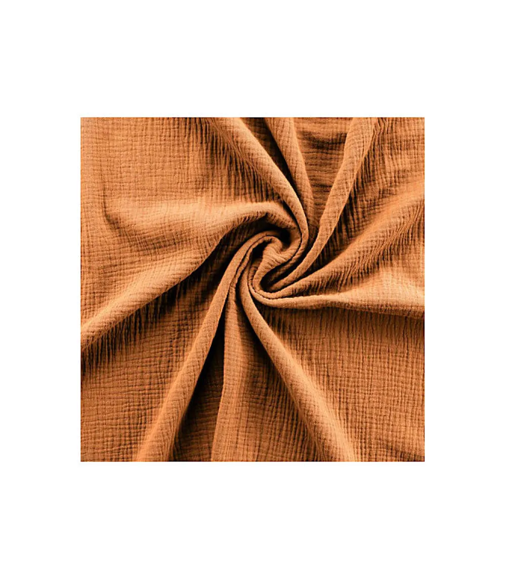 Parure de lit en Gaze de Coton 240x260cm Marron Claire Naturel>Douceur D'Intérieur Outlet