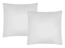 Vente-unique Parure de lit en satin 108 fils/cm² - Housse de couette 220 x 240 cm + 2 taies d'oreiller 63 x 63 cm - Blanc - TALORA de PALACIO* Housse De Couette