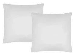 Vente-unique Parure de lit en satin 108 fils/cm² - Housse de couette 220 x 240 cm + 2 taies d'oreiller 63 x 63 cm - Blanc - TALORA de PALACIO* Housse De Couette