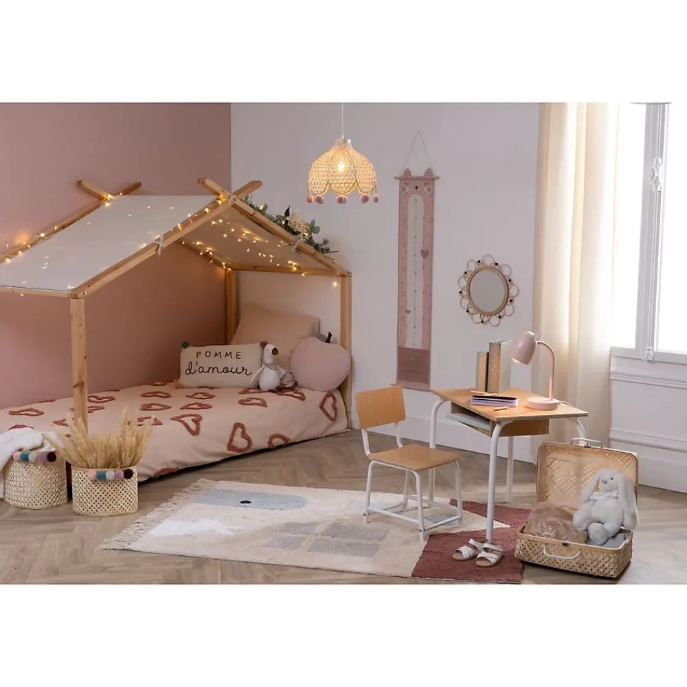 Atmosphera Parure de lit enfant Amour en coton tufté* Parure De Lit