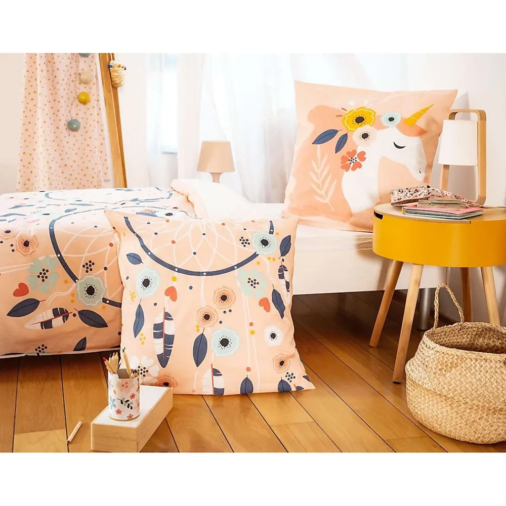 Côté Déco Parure de lit enfant Attrape-rêves - 100% coton adouci 57 fils* Parure De Lit