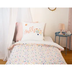 Côté Déco Parure de lit enfant Hello - 100% coton 57 fils/cm²* Parure De Lit