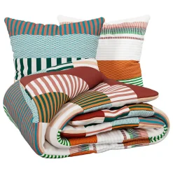 Parure de lit enfant imprimée Nocta 240x220cm - Atmosphera>Atmosphera Créateur D'Intérieur Outlet