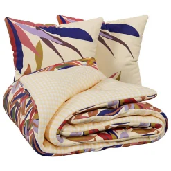 Parure de lit enfant imprimée Jannie 240x220cm - Atmosphera>Atmosphera Créateur D'Intérieur