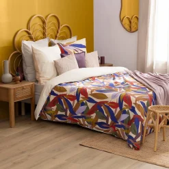 Parure de lit enfant imprimée Jannie 240x220cm - Atmosphera>Atmosphera Créateur D'Intérieur