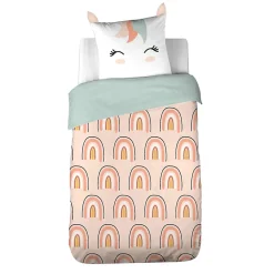 Côté Déco Parure de lit enfant Licorne - 100% polyester 72g/m²* Parure De Lit