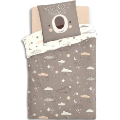 Parure de lit enfant Ours - coton 140x200 cm - Atmosphera>Atmosphera Créateur D'Intérieur Outlet