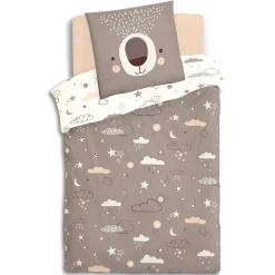 Atmosphera Parure de lit enfant Ourson - 100% coton 57 fils* Parure De Lit