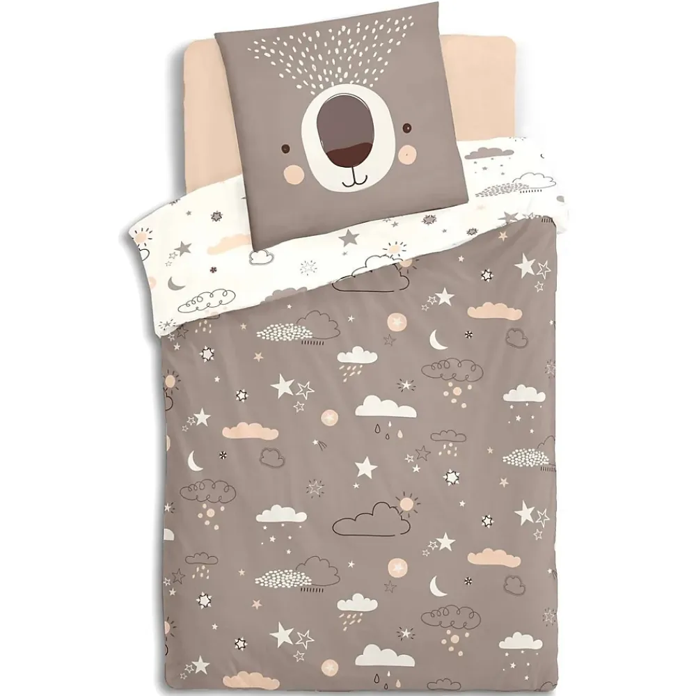 Atmosphera Parure de lit enfant Ourson - 100% coton 57 fils* Parure De Lit