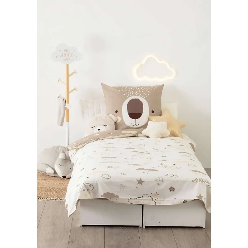 Atmosphera Parure de lit enfant Ourson - 100% coton 57 fils* Parure De Lit