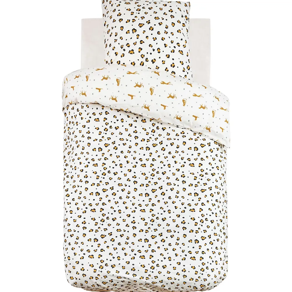 Atmosphera Parure de lit enfant réversible léopard - 100% coton 57 fils/cm²* Parure De Lit