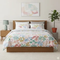 Parure de lit Feuilles maya design et moderne>Eden Hot