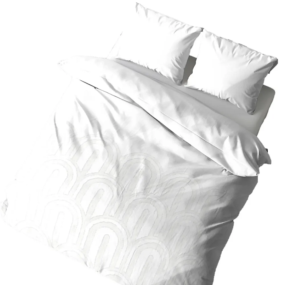 Côté Déco Parure de lit finition tufté - 100% coton lavé 52 fils/cm²* Parure De Lit
