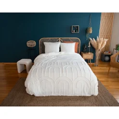 Côté Déco Parure de lit finition tufté - 100% coton lavé 52 fils/cm²* Parure De Lit