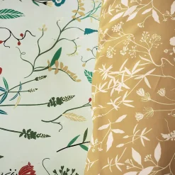 Linnea Parure de lit FLORISSANE 240x220 cm 100% polyester microfibre vert 3 pièces* Parure De Lit
