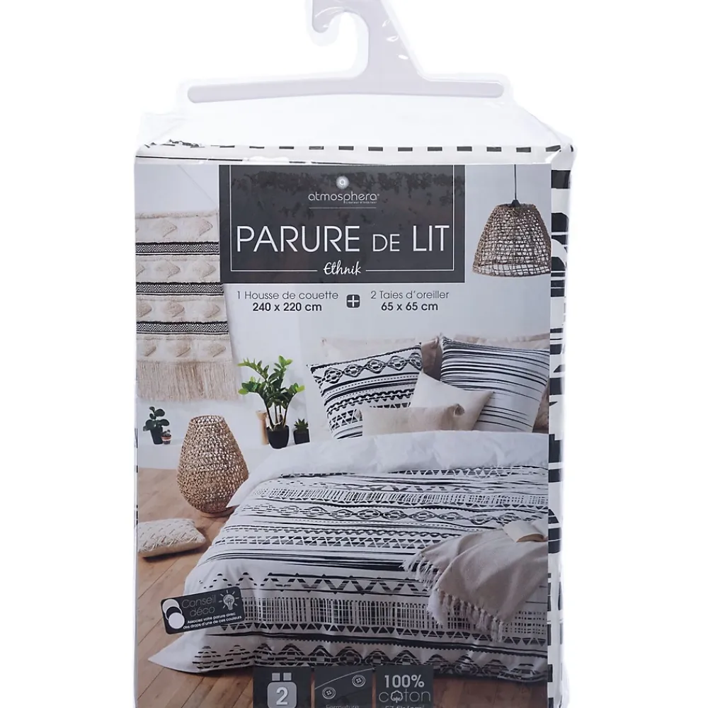Atmosphera Parure de Lit imprimé Jungle en 240 x 220* Parure De Lit