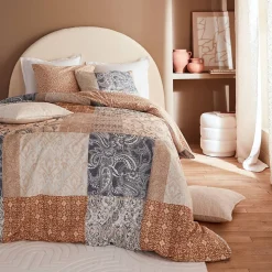 Parure de lit imprimée Aiden 240x220cm - Atmosphera>Atmosphera Créateur D'Intérieur Clearance