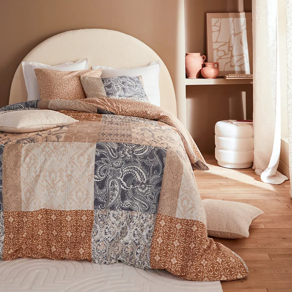 Parure de lit imprimée Aiden 240x220cm - Atmosphera>Atmosphera Créateur D'Intérieur Clearance