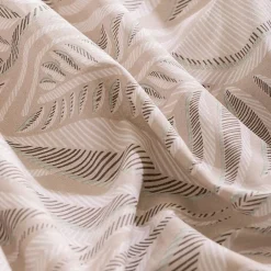Parure de lit imprimée Nalh 240x220cm beige lin - Atmosphera><noscript><img width=