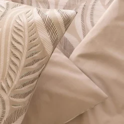 Atmosphera Créateur D'Intérieur Parure de lit imprimée Nalh 260x240cm beige lin - Atmosphera* Parure De Lit